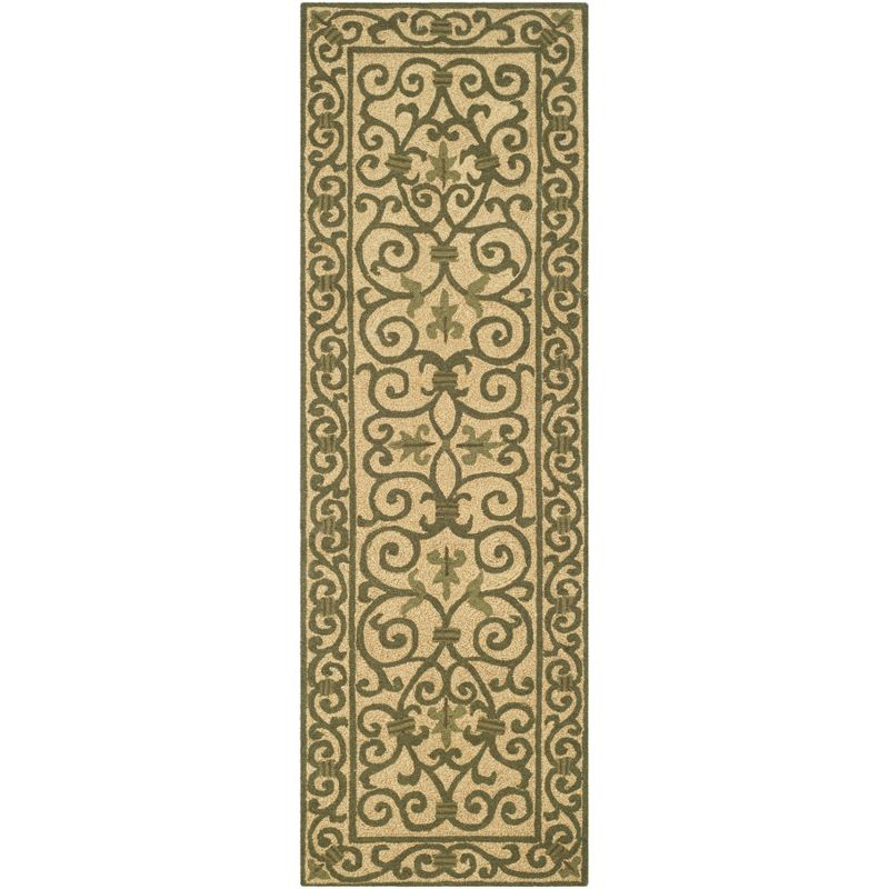 Chelsea HK11 Handmade Accent Rug - 2'6"x4' - Yellow/Light Green - Safavieh