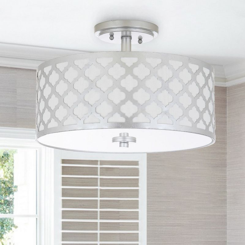 Kora Flush Mount - FLU4000 - Silver - Safavieh
