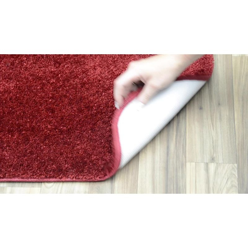 Garland Rug 24"x40" Traditional Plush Nylon Washable Bath Rug Yellow : Microfiber, Machine Washable, Non-Slip Backing