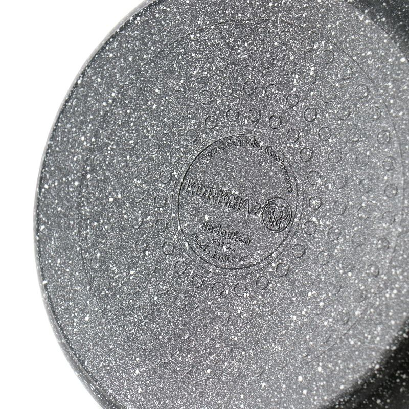 Korkmaz Ornella 2 Piece 2 Liter Quart Aluminum Nonstick Saucepan with Lid