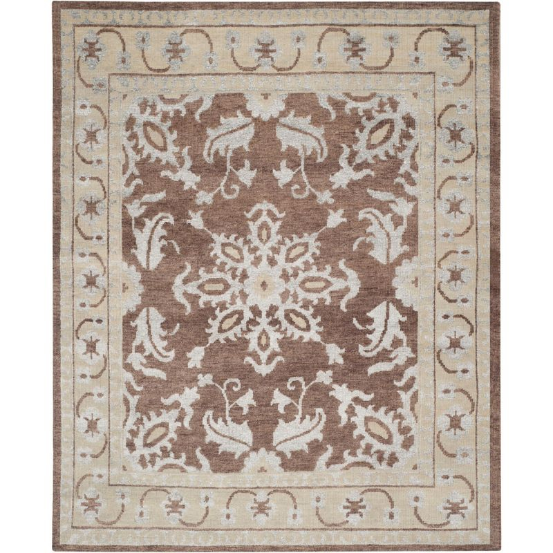 Stone Wash STW216 Hand Knotted Area Rug - Charcoal - 5'x8' - Safavieh.