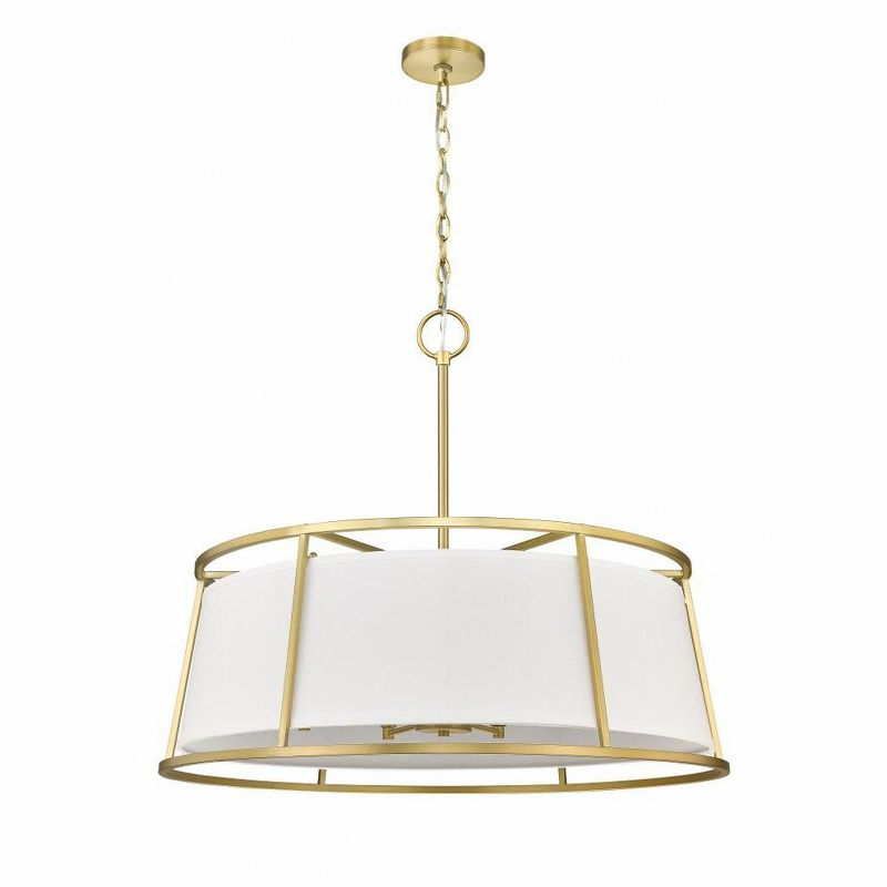 Z-Lite Lenyx 8 - Light Chandelier in  Rubbed Brass