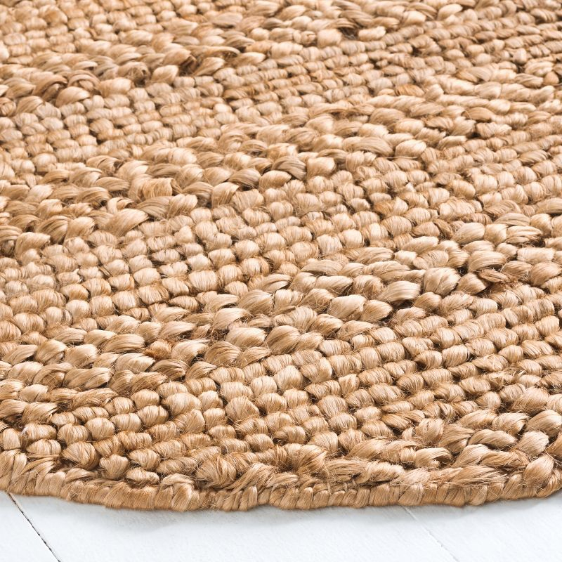 Natural Fiber NFB477 Machine Made Indoor Area Rug - Natural - 6' Round - Safavieh