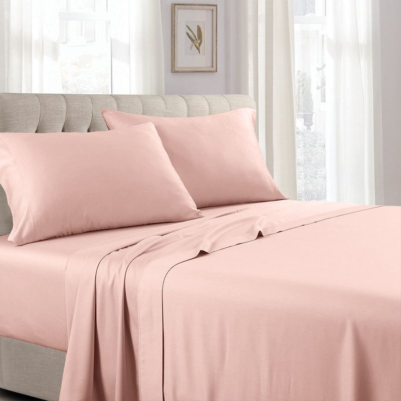 Egyptian Linens Soft Cotton Sateen Sheet Set - Extra Deep Fitted (22 inches) Gray Queen