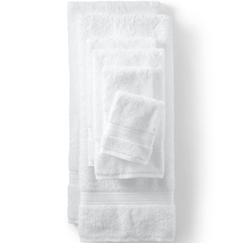 Lands' End Premium Supima Cotton 6-Piece Bath Towel Set - White