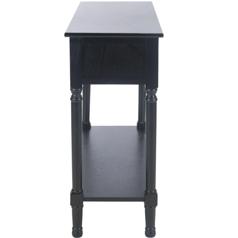 Allura 2 Drawer Console Table - Black - Safavieh