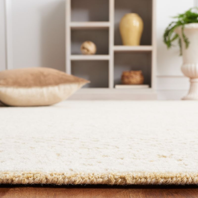 Textural TXT305 Hand Tufted Indoor Runner - Gold/Ivory - 2'-3"x8' - Safavieh