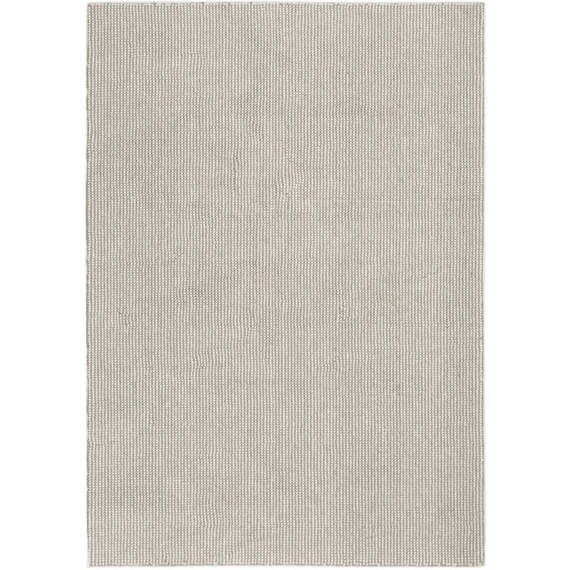 Nourison Textured Home Modern Indoor Rug Ivory Mocha 5'3" x 7'