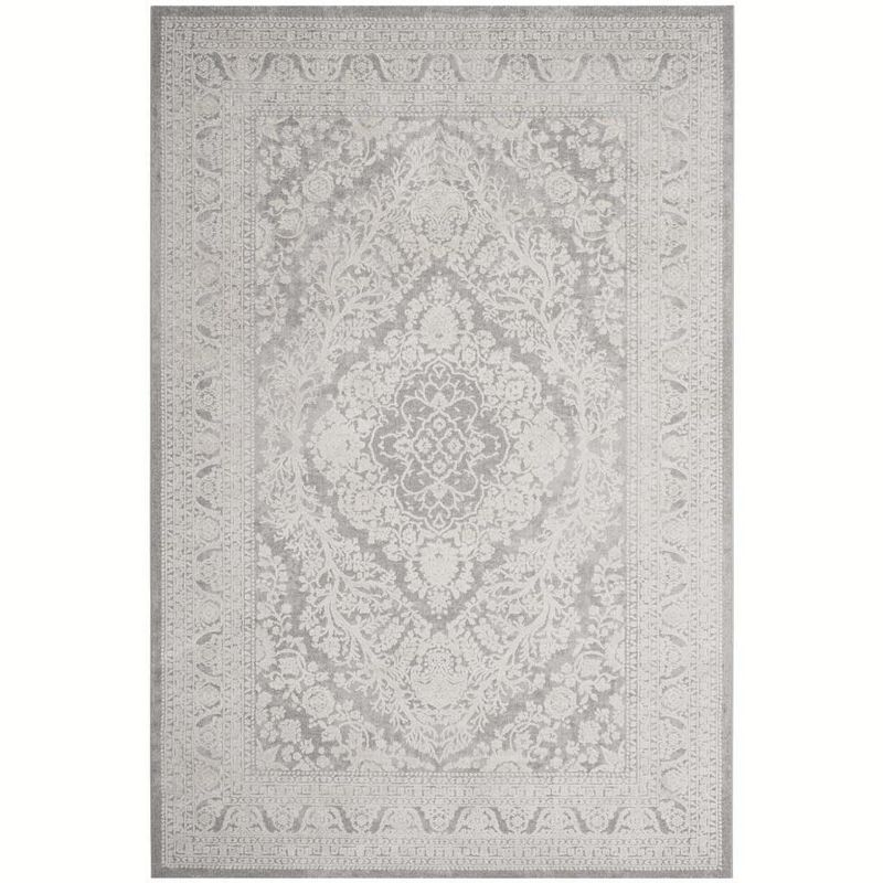 Reflection RFT668 Power Loomed Indoor Area Rug - Light Grey/Cream - 6'x9' - Safavieh.