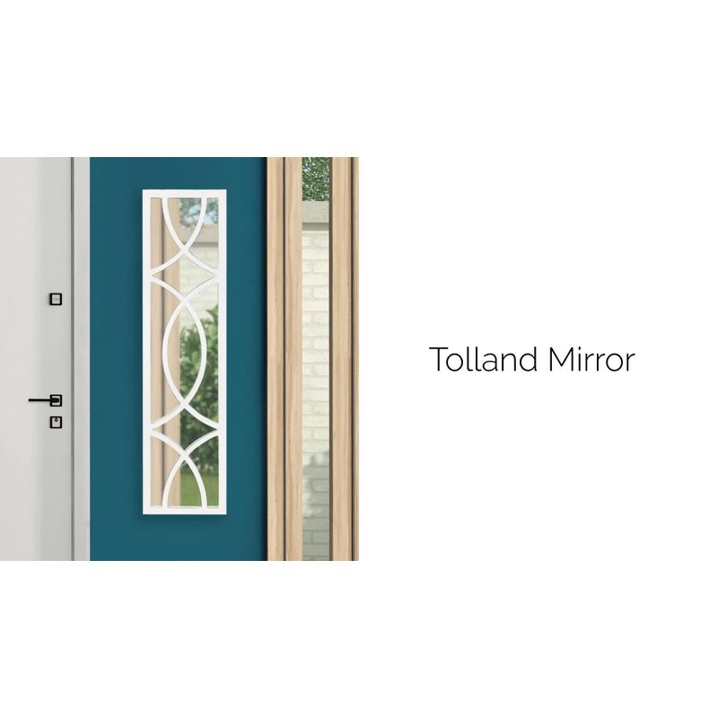 Kate and Laurel Tolland Wood Panel Wall Mirror, 24x36, Rustic Brown