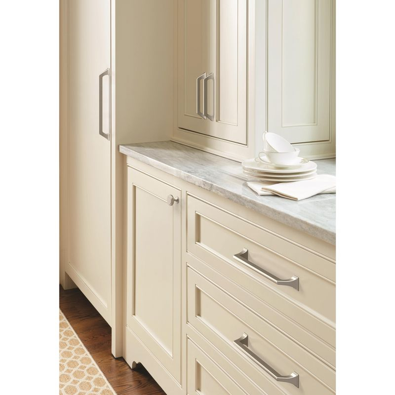 Amerock Exceed 8-13/16 inch (224mm) Center-to-Center Satin Nickel Cabinet Pull