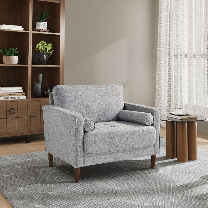 Lifestyle Solutions Giovanni Chair Woven Light Gray