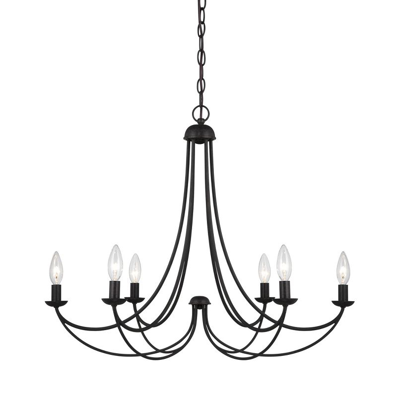 Quoizel Lighting Mirren 6 - Light Chandelier in  Imperial Bronze