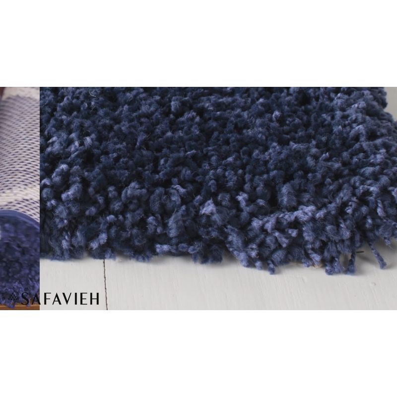 Hudson Shag SGH281 Power Loomed Indoor Area Rug - Dark Grey/Ivory - 8'x10' - Safavieh