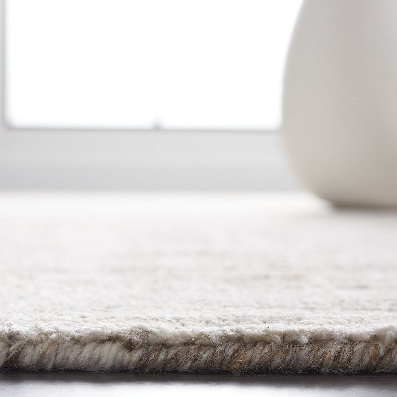 Elements ELM701 Hand Woven Area Rug - Beige - 6'x6' - Safavieh.