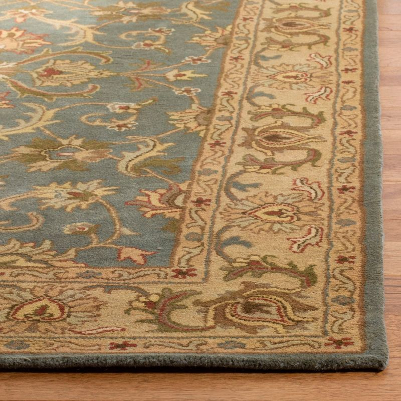 Heritage HG811 Hand Tufted Area Rug - Blue/Beige - 5'x8' - Safavieh.