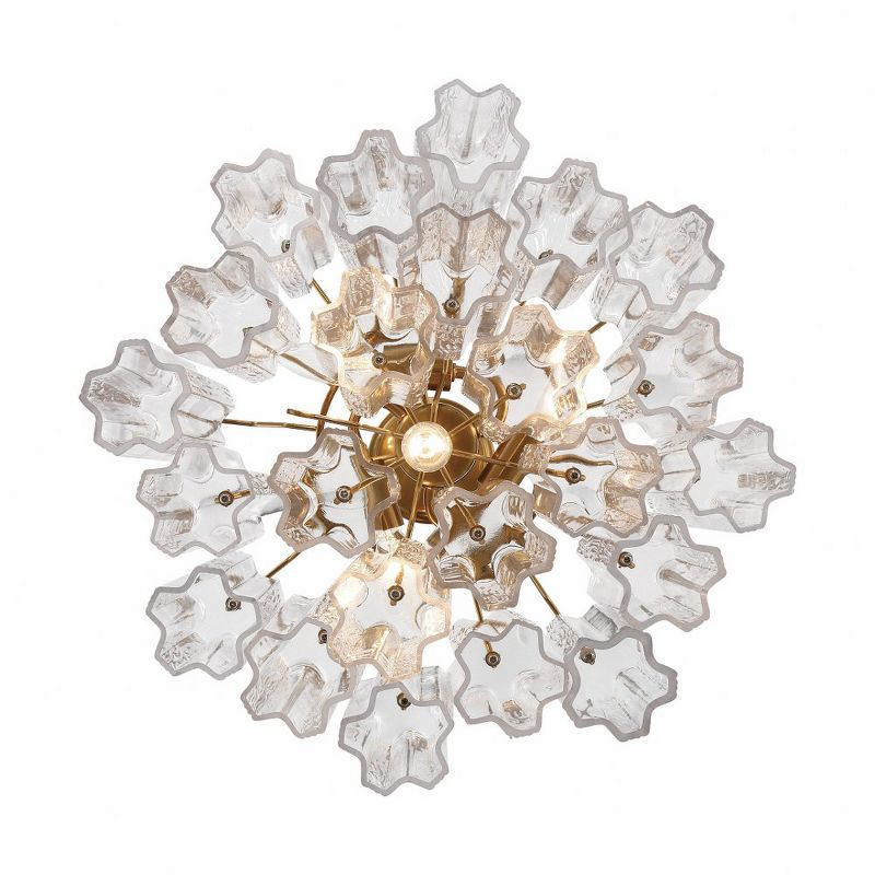 Crystorama Lighting Addis 4 - Light Chandelier in  Aged Brass