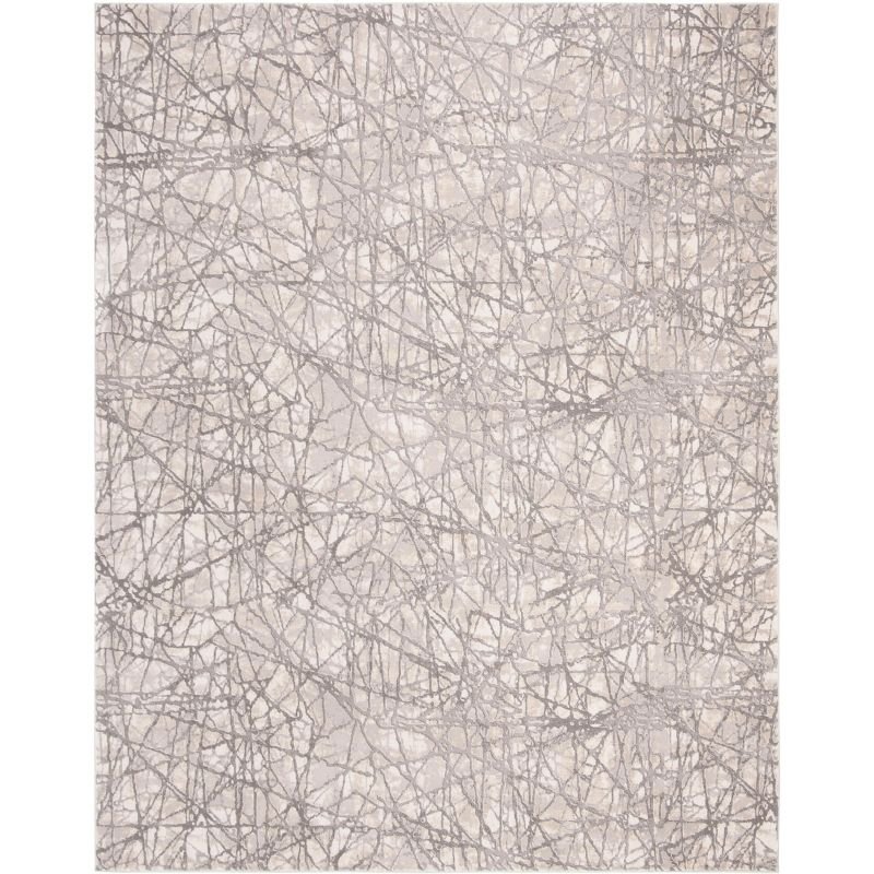 Meadow MDW324 Power Loomed Indoor Area Rug - Beige/Grey - 9'x12' - Safavieh