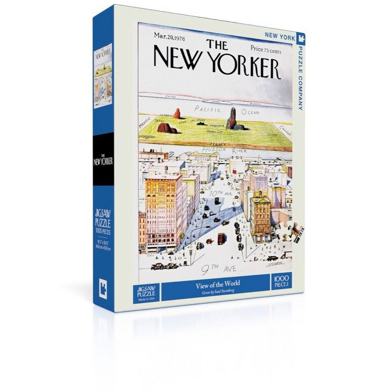 New York Puzzle Company View of the World 1000 Piece Puzzle