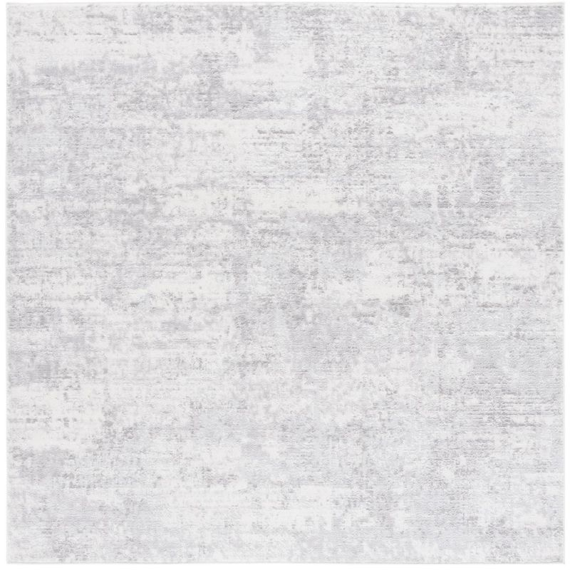 Amelia ALA700 Power Loomed Area Rug - Ivory/Grey - 6'7"x6'7" - Safavieh.