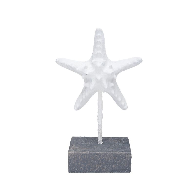 Beachcombers Starfish Table Decor White