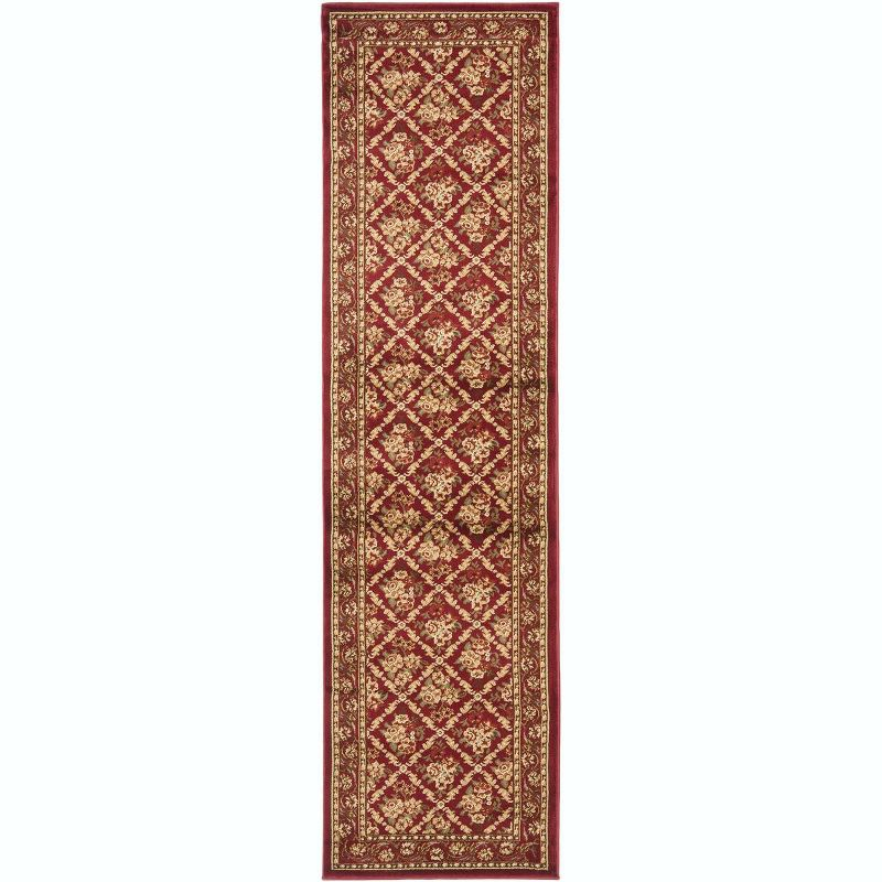 Lyndhurst LNH556 Power Loomed Runner Rug - Red/Red - 2'3"x12' - Safavieh.
