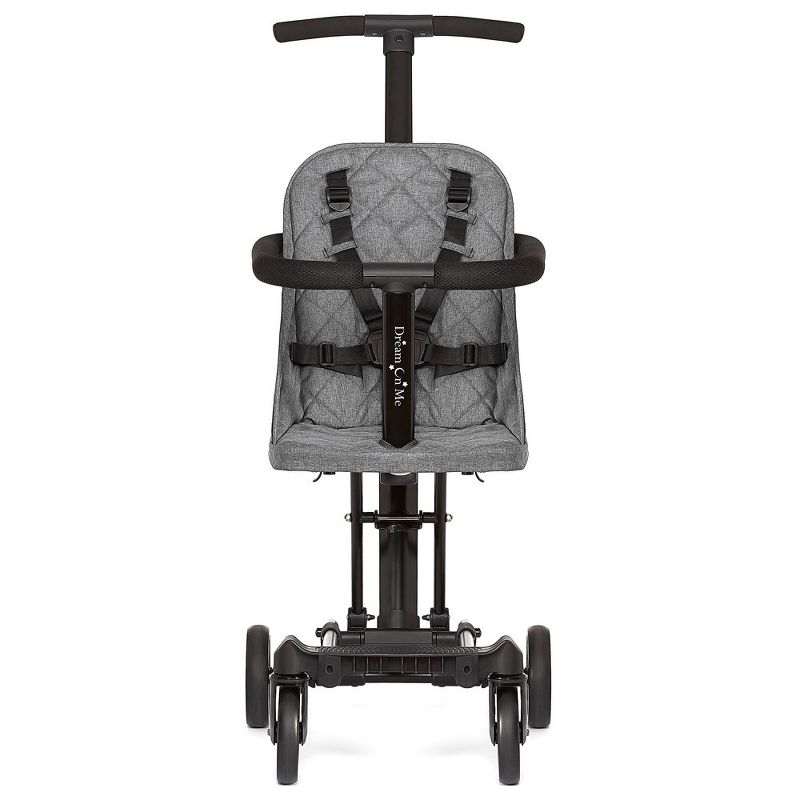 Dream On Me Coast Rider Travel Stroller Lightweight Stroller Compact Portable Vacation Friendly Stroller, Gray
