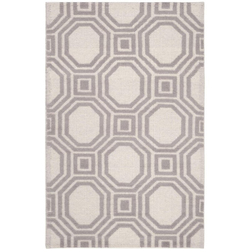 Martha Stewart Puzzle Hand Woven Wool Geometric Rug