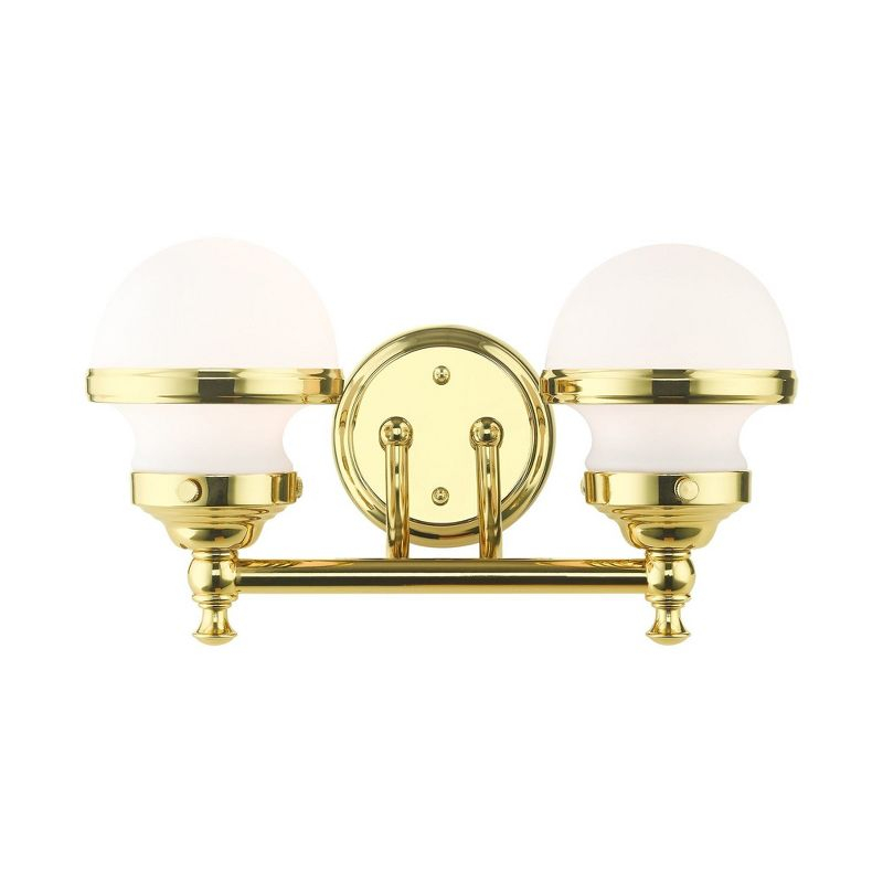 Livex Lighting Oldwick 2 - Light Vanity in  Polished Brass