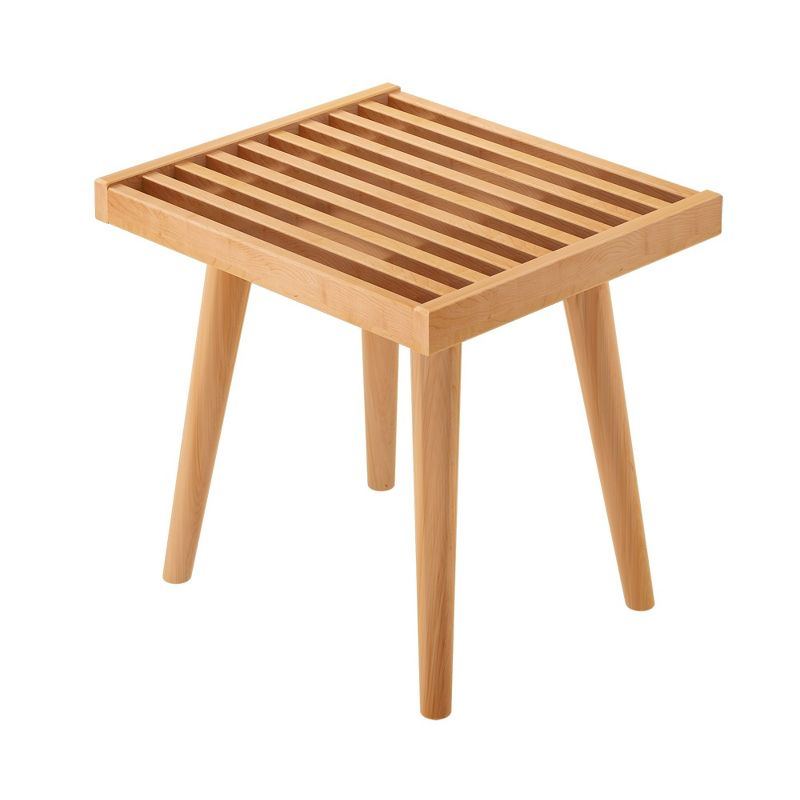 Plank+Beam Entryway Bench, Solid Wood End of Bed Bench for Bedroom, Hallway, Porch, 19”