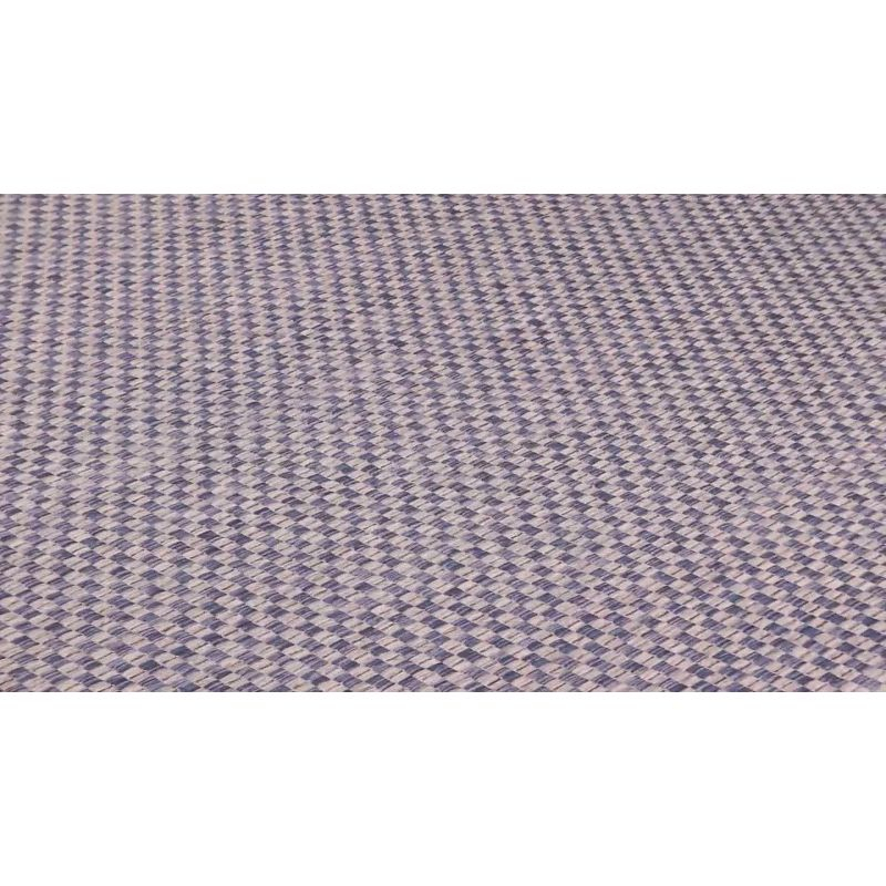 Courtyard CY8653 Power Loomed Indoor and Outdoor Area Rug - Light Blue/Light Grey - 5'3" Round - Safavieh