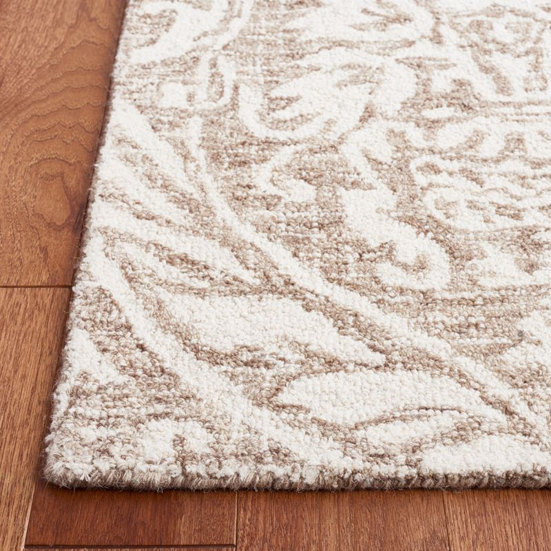 Abstract ABT204 Handmade Indoor Area Rug - Ivory/Beige - 6'x9' - Safavieh