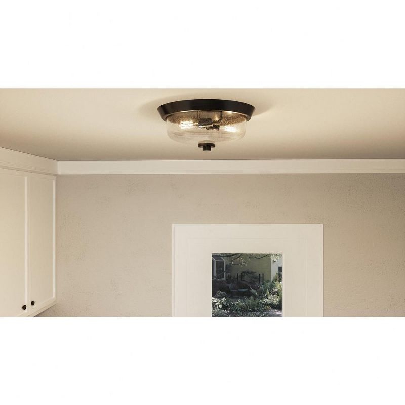 Quoizel Lighting Radius 2 - Light Flush Mount in  Earth Black