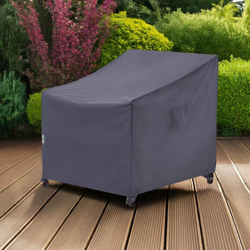F&J Outdoors Premium Waterproof Outdoor Patio Chair Cover 27"W x 37"D x 47"H