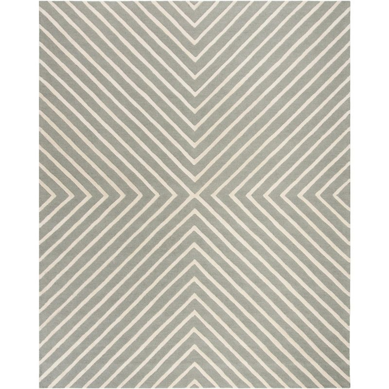 Safavieh Kids Pattern SFK920 Hand Tufted Indoor Area Rug - Grey/Ivory - 8'x10' - Safavieh