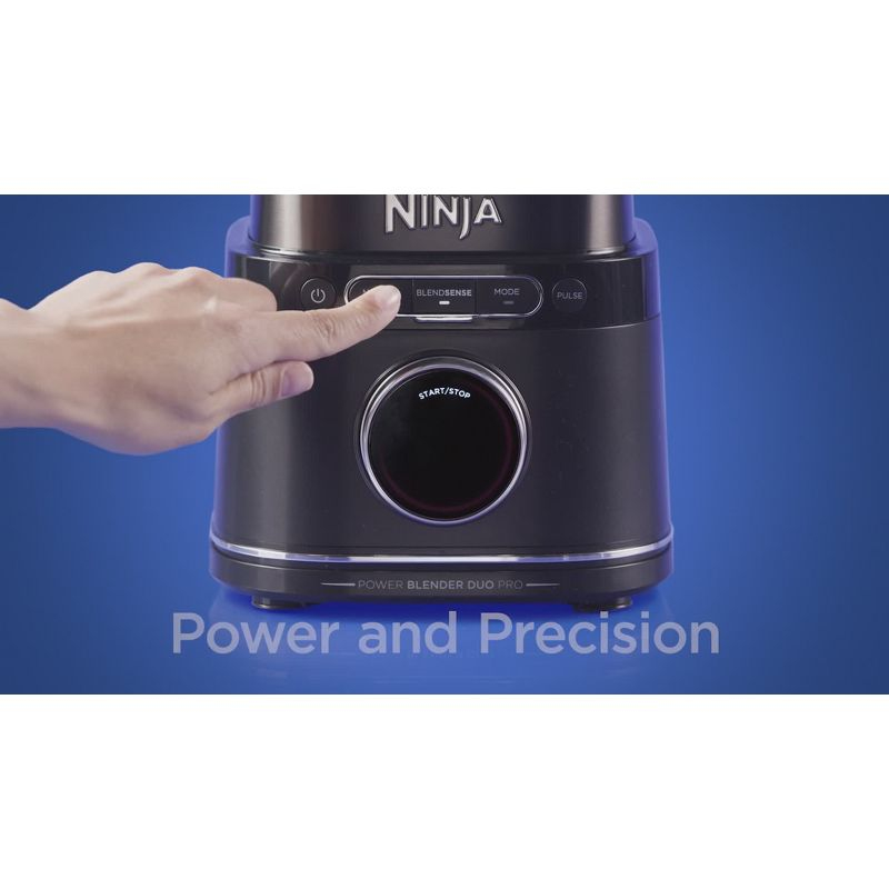 Ninja Ninja® Detect Power Blender Pro & Personal Single-Serve, BlendSense Technology, For-Smoothies, Food and More, Compact Design, 1800 P-Watts, with 72 oz. Pitcher and (2) 24 oz. Cups