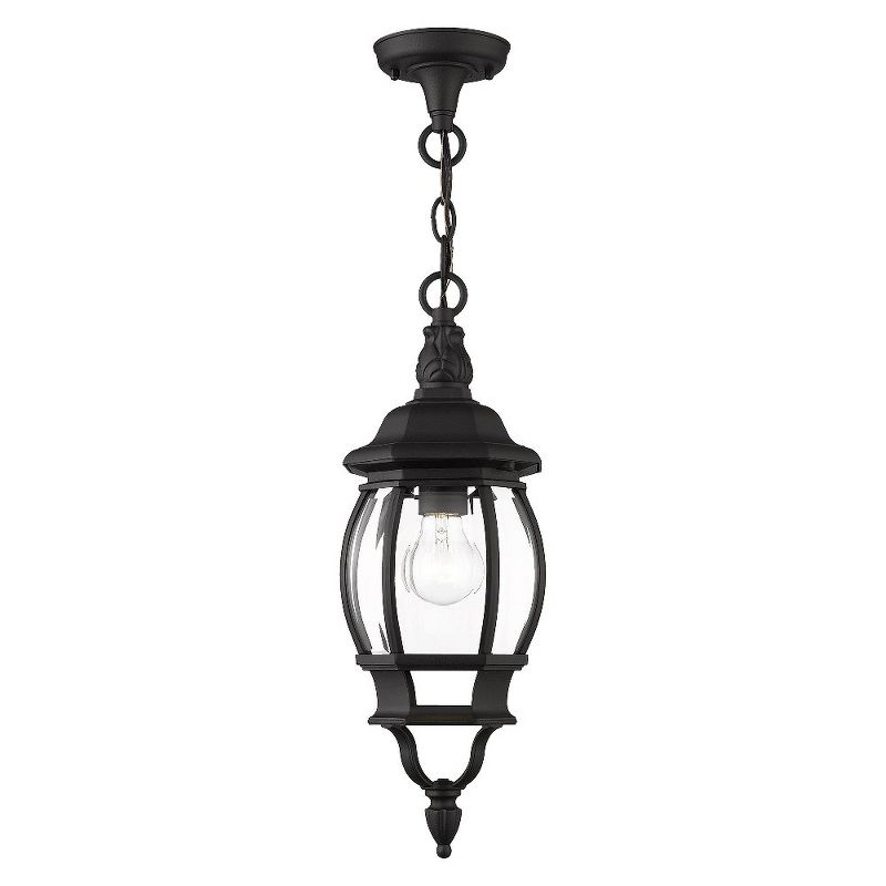 Livex Lighting Frontec 1 - Light Pendant in  Textured Black