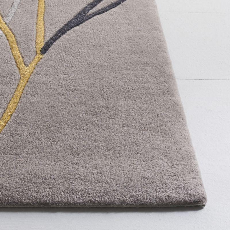 Soho SOH305 Hand Tufted Indoor Area Rug - Grey - 6'x6' - Safavieh