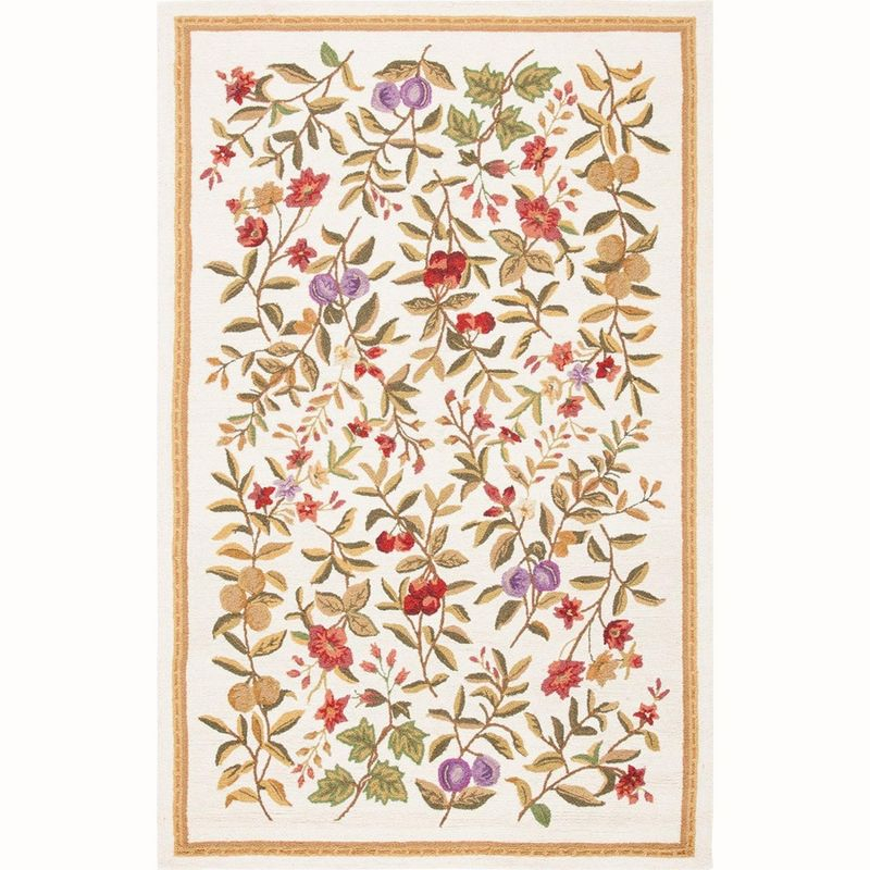 Chelsea HK210 Handmade Area Rug - 5'3"x8'3" - Ivory - Safavieh
