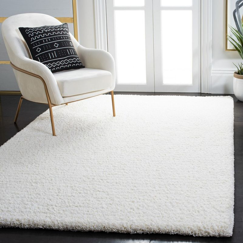 Ultimate Shag SGU211 Hand Tufted Indoor Area Rug - Ivory - 5'x8' - Safavieh.
