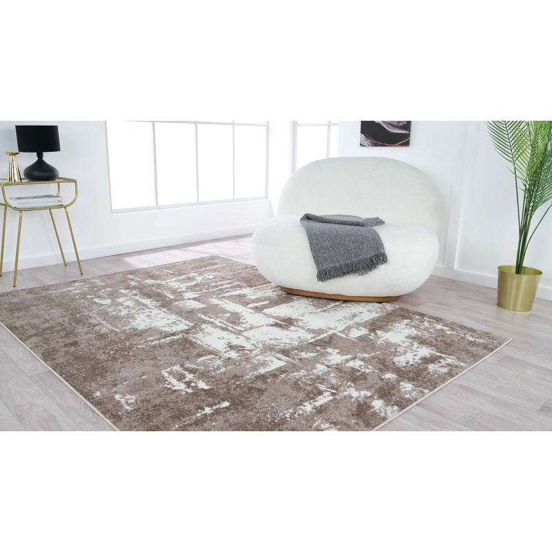 Luxe Weavers Abstract Modern Area Rug, Blue 6x9
