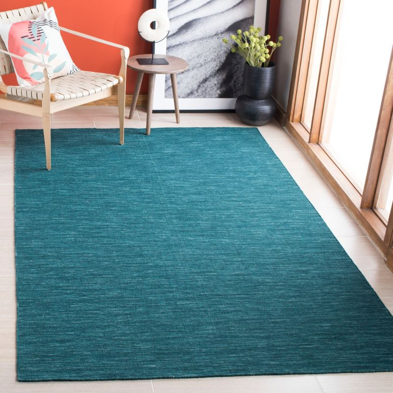 Kilim KLM850 Hand Loomed Area Rug - Dark Green - 8'x10' - Safavieh