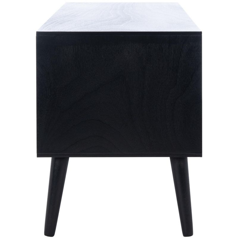 Sorrel Mid - Century Media Stand - Black - Safavieh