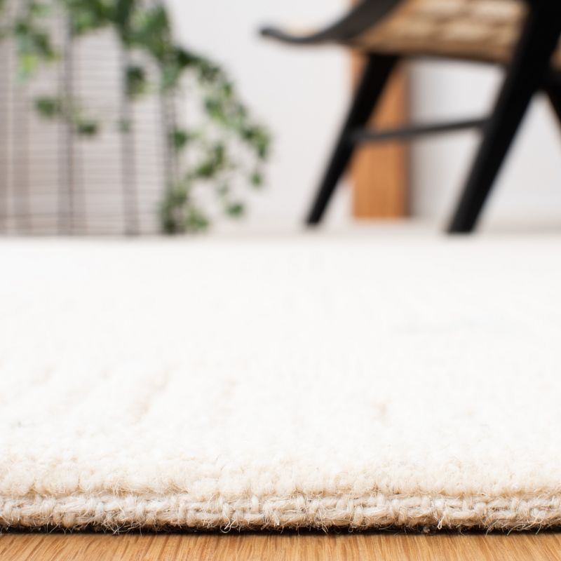 Textural TXT102 Hand Tufted Indoor Area Rug - Ivory - 8'x8' - Safavieh