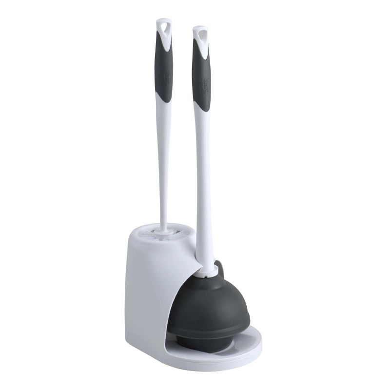 Clorox Plunger & Toilet Brush with Carry Caddy
