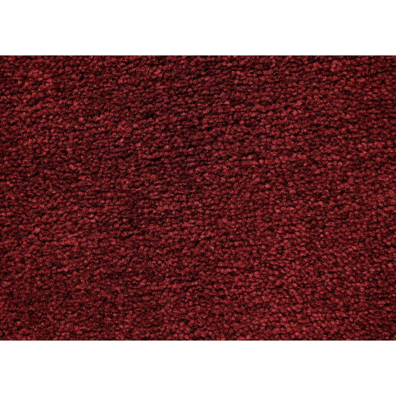 2pc Traditional Washable Nylon Bath Rug Set Red - Garland: Machine Made, Latex Backing, Tufted Texture