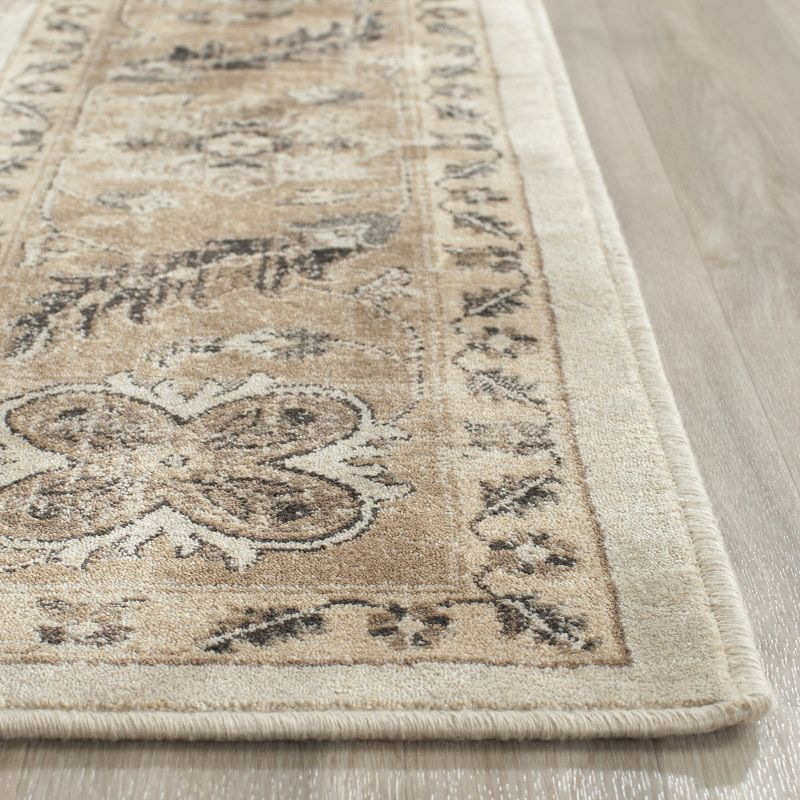 Vintage VTG168 Power Loomed Indoor Accent Rug - Stone/Caramel - 3'3"x5'7" - Safavieh.
