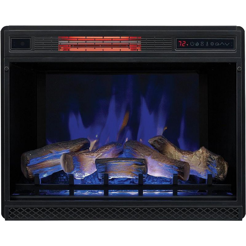 ClassicFlame 3D Spectrafire Plus 28" Infrared Electric Fireplace Insert - Black, 28II042FGL