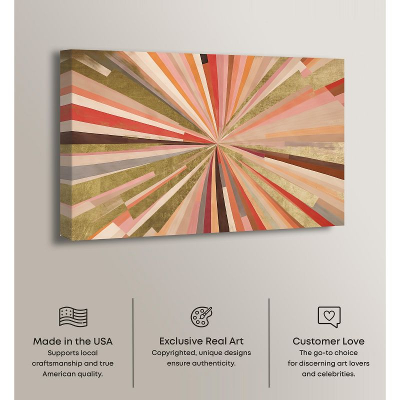 Art Remedy Concordia Modern Color Block Abstract Wall Art, 15" x 10", Gallery Wrapped