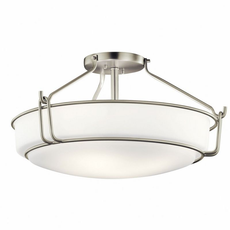 Kichler Lighting Alkire 4 - Light Semi-Flush Mount in  Brushed Nickel